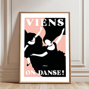 Affiche viens on danse