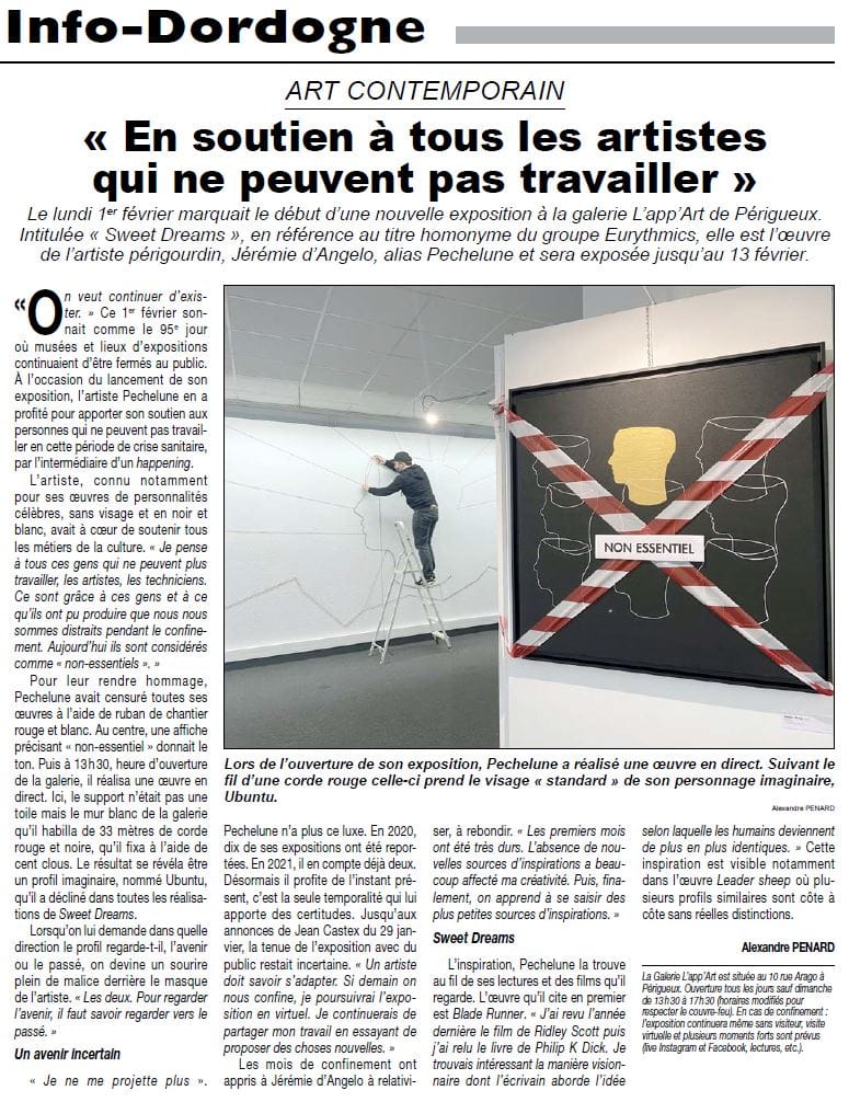Article du courrier français