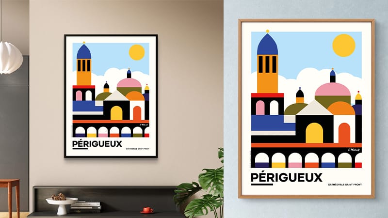 Affiche de Périgueux par Jérémie d'Angelo